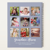 GRANDPARENT PHOTO COLLAGE GIVES - Dusty Blue プランナー手帳 (裏面)
