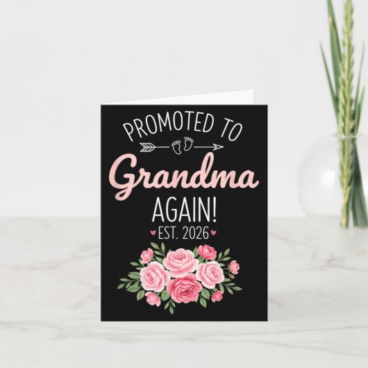 Grandparent Promoted To Grandma Again Est. 2026, N カード (正面)