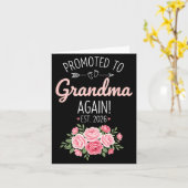 Grandparent Promoted To Grandma Again Est. 2026, N カード (黄色い花)