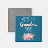 Grandparent Promoted To Grandma Again Est. 2026, N マグネット (正面/裏面)