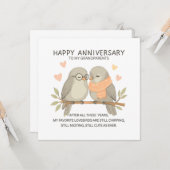 Grandparents Anniversary  カード (正面/裏面インサイチュ)