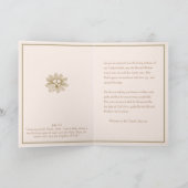 Grandparents Baptism For Baby Blessed Mary カード (内部)