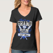 Grandparents Baseball Grandson Baseball Player Tシャツ (正面)