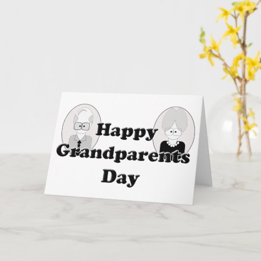 Grandparents Day - Couple カード (黄色い花)
