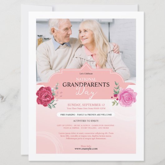 Grandparents Day Event Flyer (正面)