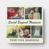 Grandparents day gift– Loved Beyond Measure Photo  フォトプラーク (正面)