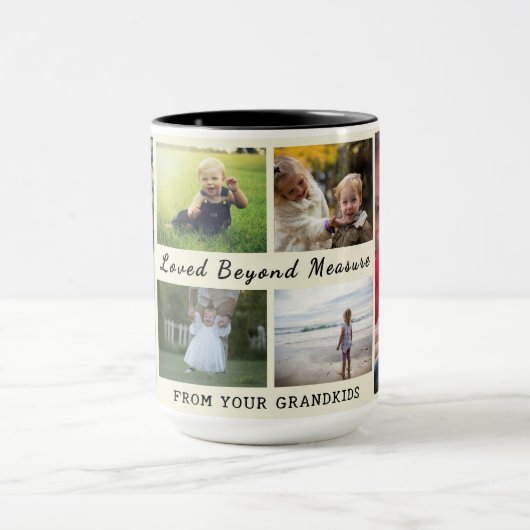 Grandparents Day Mug – Loved Beyond Measure  マグカップ (中央)