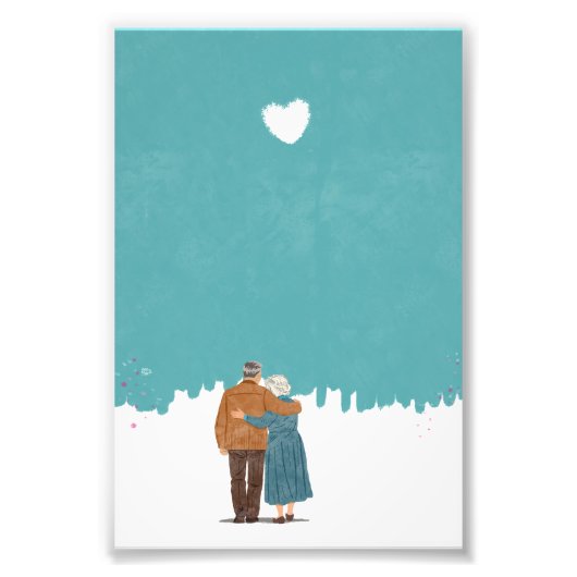 Grandparents memory フォトプリント (正面)