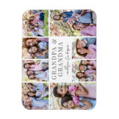 Grandparents Photo Collage マグネット (縦)