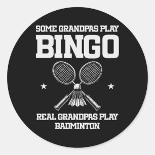 Grandpas 遊 Bingo Grandpas遊 Badmin ラウンドシール