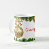 Grandpa's Christmas Cup コーヒーマグカップ (正面左)