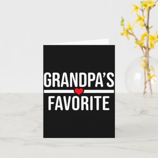 Grandpa's Favorite カード (黄色い花)