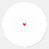 Grandpa's Favorite  ラウンドシール (正面)