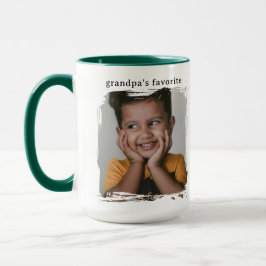 Grandpas Favorite Custom Photo Funny Gift マグカップ