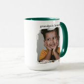 Grandpas Favorite Custom Photo Funny Gift マグカップ (正面右)
