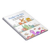 Grandpas JournalでGrandkidsのライフストーリーを記録 ノートブック (右側)