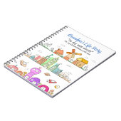 Grandpas JournalでGrandkidsのライフストーリーを記録 ノートブック (左側)