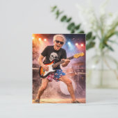 Grandpa's Rock Star Party Digital Download Invite 招待状 (スタンド正面)