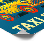 Grandpa's Taxi Service - Funny Cab Driver Quote  ポスター (角)