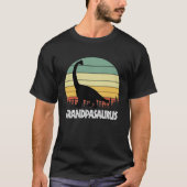 GRANDPASAURUS GRANDPA SAURUS GRANDPA DINOSAUR Tシャツ (正面)