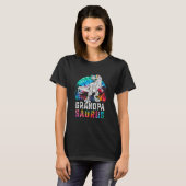 Grandpasaurus Rex Dinosaur Grandpa Saurus Family M Tシャツ (正面フル)