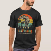 Grandpasaurus Rex Dinosaur Grandpa Saurus Family M Tシャツ (正面)