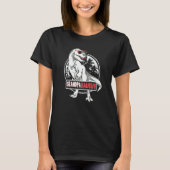 Grandpasaurus Rex Dinosaur Grandpa Saurus Matching Tシャツ (正面)