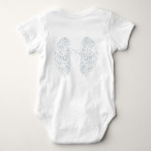 Grandpa'sLittleAngel ベビーボディスーツ (裏面)