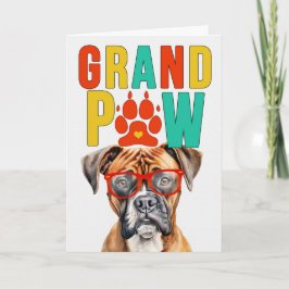 GrandPAWボクサードッグGrandDOG祖父母の日 シーズンカード