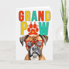 GrandPAWボクサードッグGrandDOG祖父母の日 シーズンカード