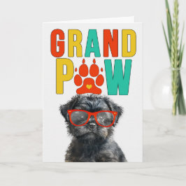 GrandPAW Affenpinscher GrandDOG祖父母の日 シーズンカード