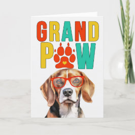 GrandPAW Beagle GrandDOG祖父母の日 シーズンカード