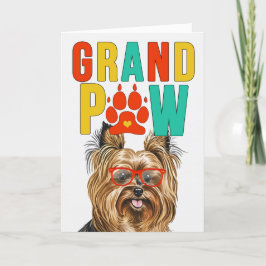 GrandPAW Biewer Terrier GrandDOG祖父母の日 シーズンカード