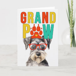 GrandPAW Schnauzer GrandDOG祖父母の日 シーズンカード