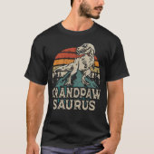 Grandpawsaurus Dinosaur Grandpa Saurus Fathers Day Tシャツ (正面)