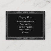 Grandpointeの影のヴィンテージのプロフェッショナル 名刺 (裏面)