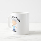 Grandpopの苦境それ コーヒーマグカップ (正面左)