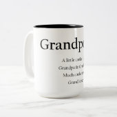 Grandpoppaのコーヒー・マグ、祖父より少しクーラー ツートーンマグカップ (正面左)