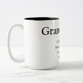 Grandpoppaのコーヒー・マグ、祖父より少しクーラー ツートーンマグカップ (左)