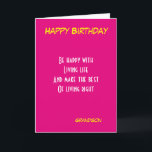 Grandson birthday カード<br><div class="desc">motivational birthday cards with dedication to grandson</div>