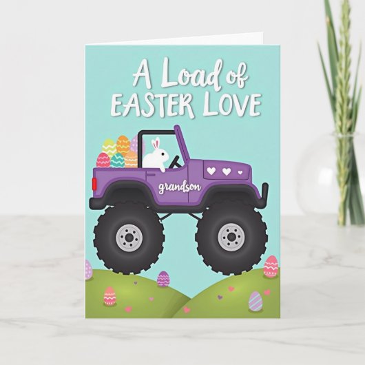 Grandson Easter Vehicle Card カード (正面)