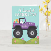 Grandson Easter Vehicle Card カード (黄色い花)