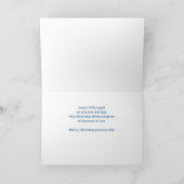 Grandson First Christmas Sleeping Angel on Cloud カード (内部)