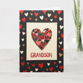 Grandson Heartfelt Love Card カード (正面)