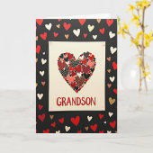 Grandson Heartfelt Love Card カード (黄色い花)