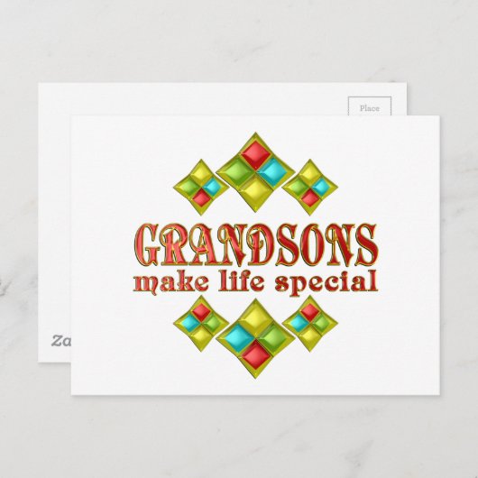 GRANDSONS MAKE LIFE SPECIAL ポストカード (正面/裏面)