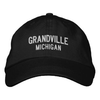 Grandville Michigan Embroidered Baseball Hat 刺繍入りキャップ