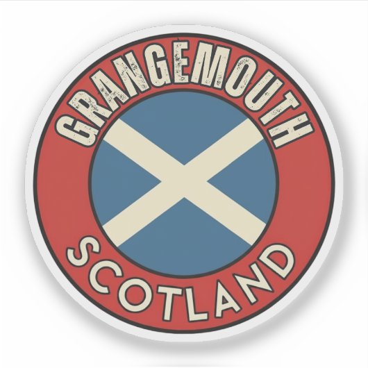 Grangemouth, Scotland シール (正面)
