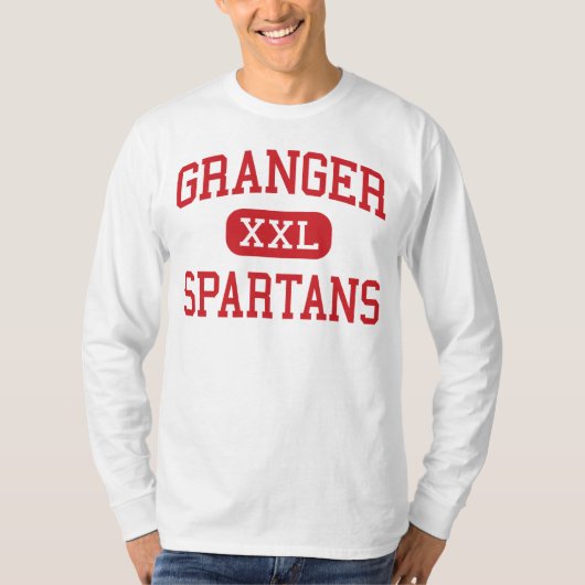 Granger - Spartans -高Grangerワシントン州 Tシャツ (正面)
