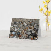 Granite Pebbles in Tenaya Lake at Yosemite カード (黄色い花)